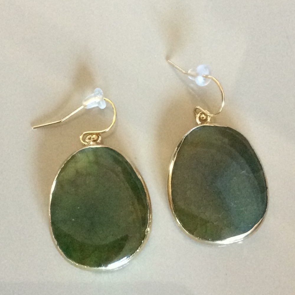 Sterling silver Agate fashion earrings